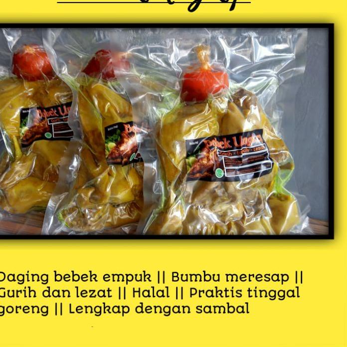 

♨ BEBEK UNGKEP EMPUK 1EKOR SUDAH DENGAN SAMBAL ☛