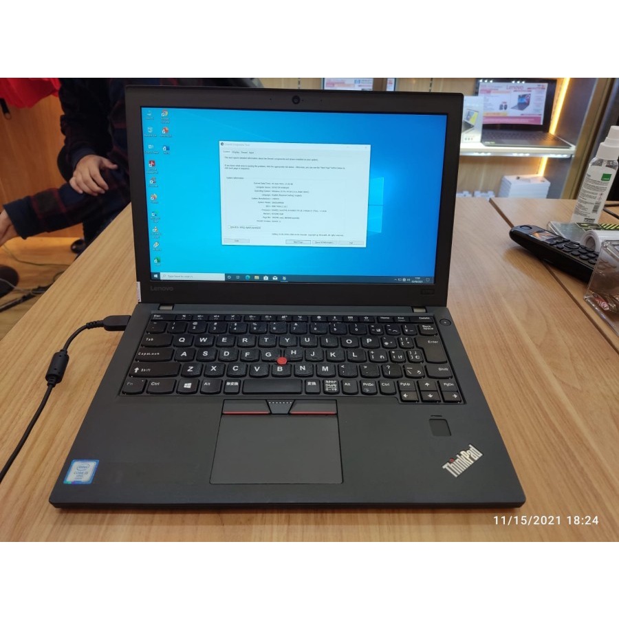 LAPTOP LENOVO THINKPAD X270 INTEL I5 6200U 8GB 256GB 12.5&quot; WIN10PRO TERMURAH