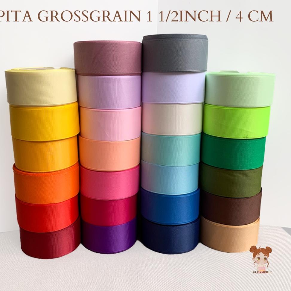 

U99 pita grossgrain 1 1/2 inch / 4cm per roll 20 yard / 18,5 m grosgrain TERBARU ☽