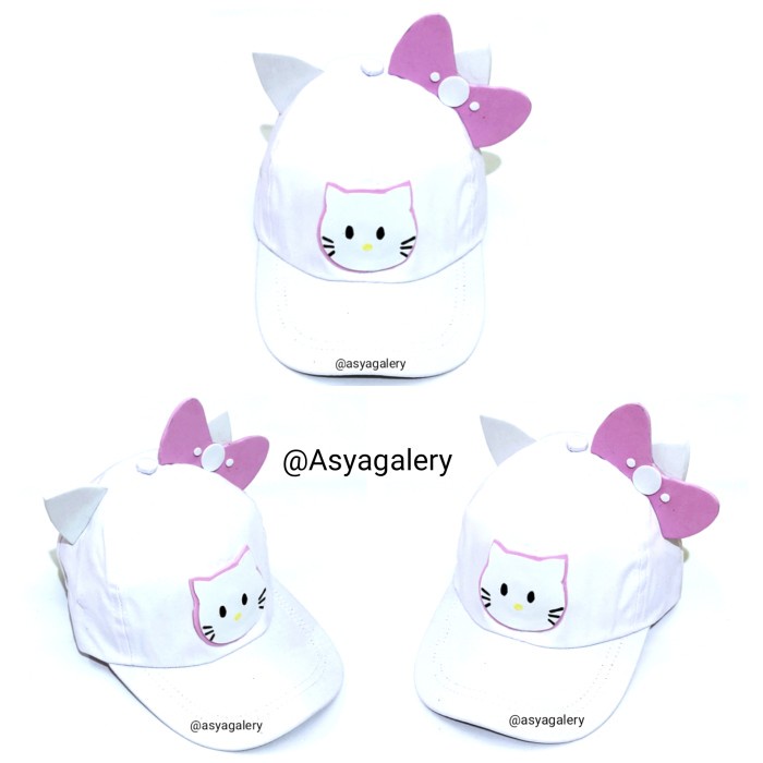 TOP ANAK HELLO KITTY LUCU/TOPI HELLO KITTY ANAK/TOPI HELLO KITTY