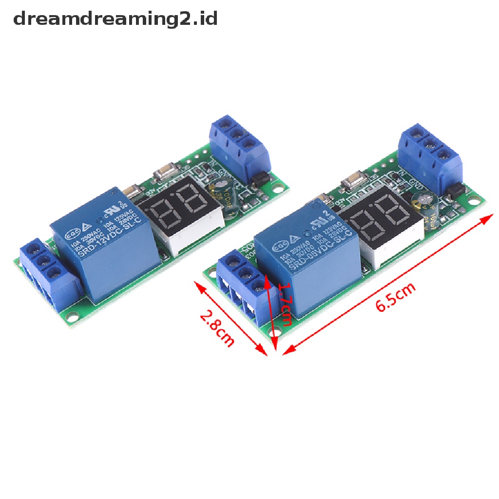 (dream) Digital time infinite delay switch timer relay Modul dc5v12v24v.