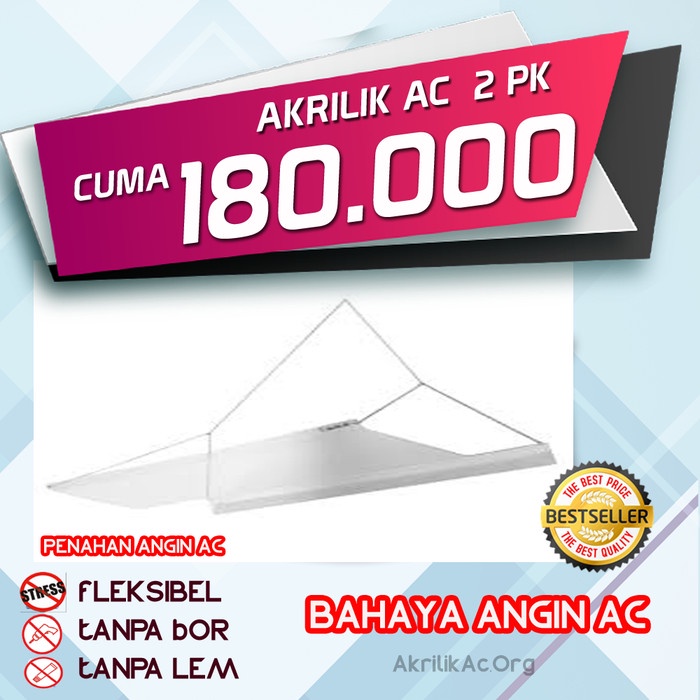 

[[JNT COD]] Acrylic Ac 2 PK 100cm Penahan Angin Ac