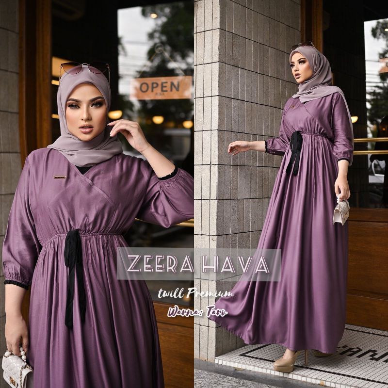 Dress Rayon Twill /Gamis Rayon Twill Premium /Gamis Viral