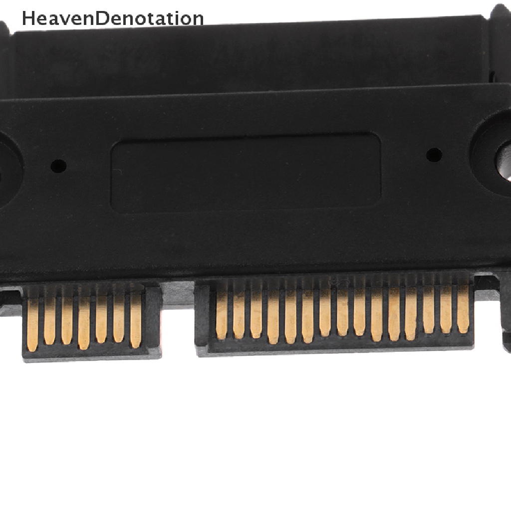 [HeavenDenotation] Konverter Adaptor Komputer Sudut Kepala Lurus Tahan Lama PC Portable High Quality HDV