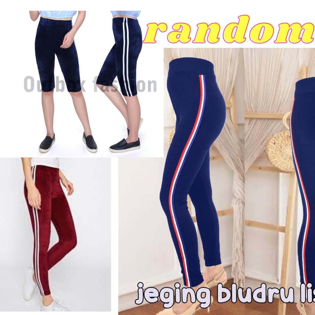 tokolobo 12.12  BIRTHDAY SALE Velvet Bludru List Legging