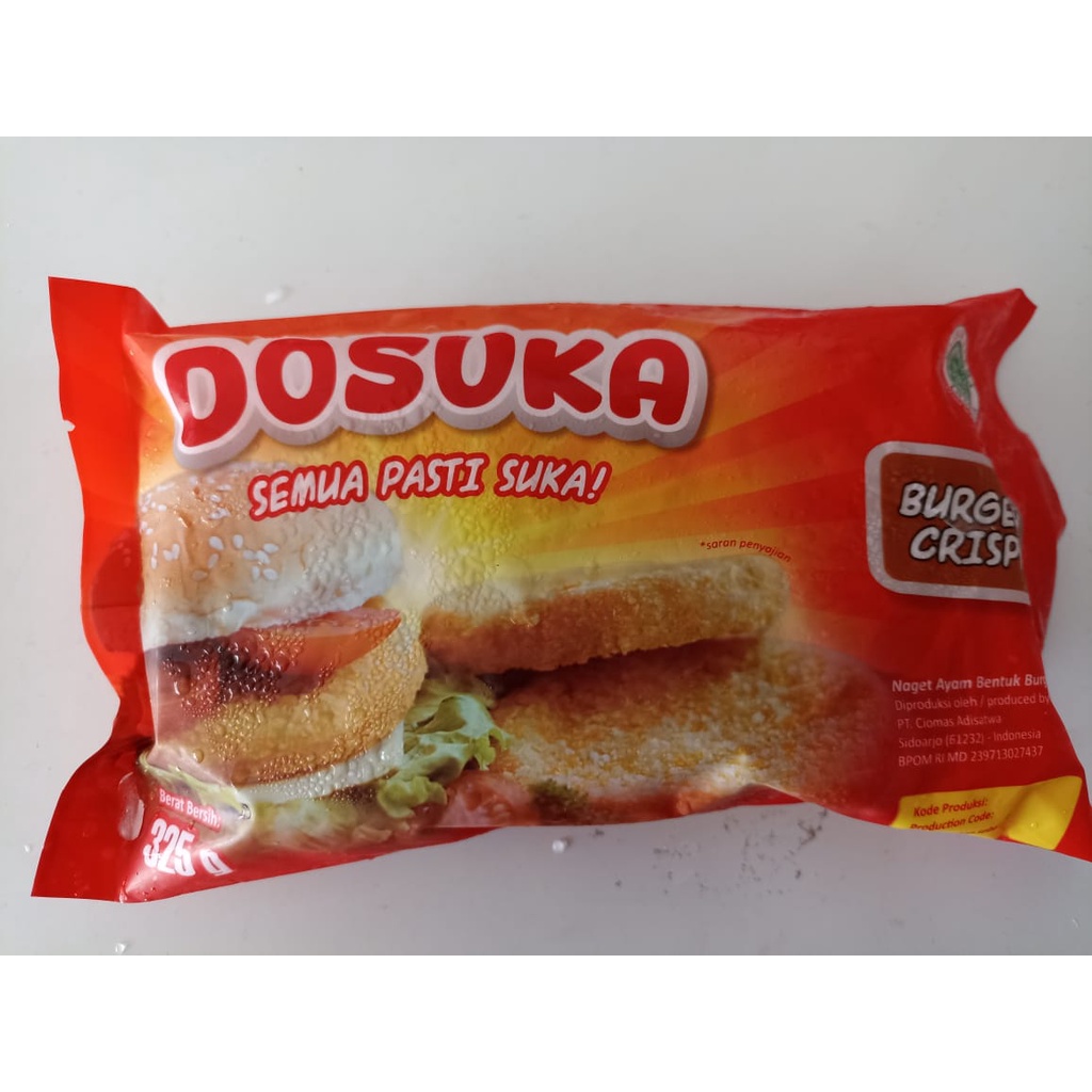 

Dosuka Burger Crispy 325 gr