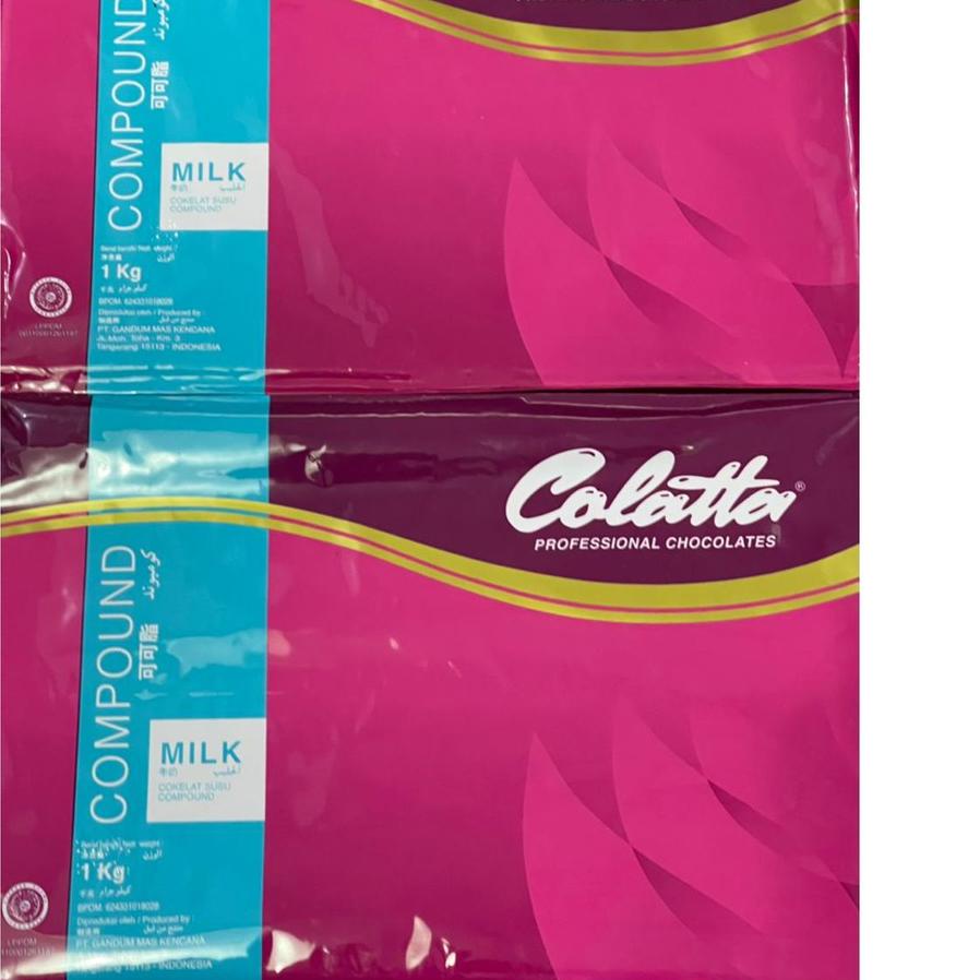 

֍ Coklat Colatta Milk Chocolate Compound - Colatta 1kg ♪