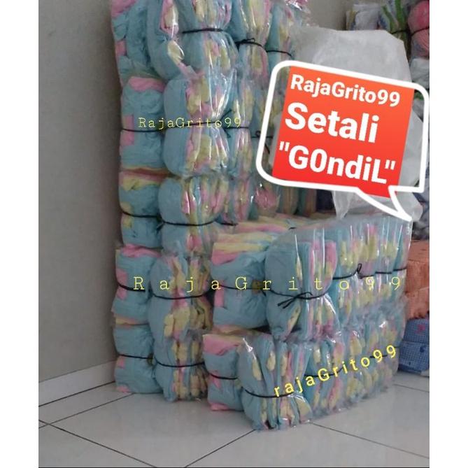 Setali Sporot Tanpa Lengan GONDIL 1 Lusin Motif Bordir Lucu Bahan Kaos - Sporot Yukensi Elastis YKS