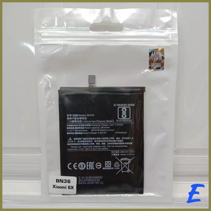 BATERAI BATERE BATTERY XIAOMI MiA2 Mi A2 Mi6X BN36 ORIGINAL