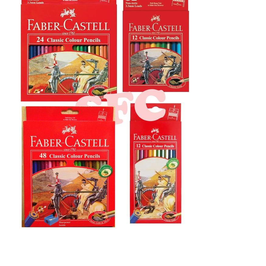 

12.12 SALE Pensil Faber Castel / Pensil Warna Faber Castell / Faber Castell Classic Color Pensil serbuuu !