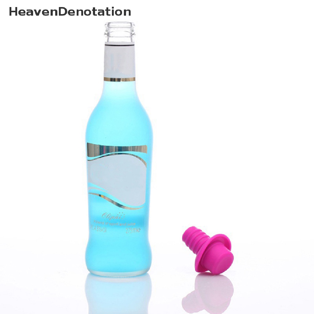 [HeavenDenotation] Stopper Botol Silikon Untuk Tutup Botol Wine Cork Wine Pourer Stopper Top Hat HDV