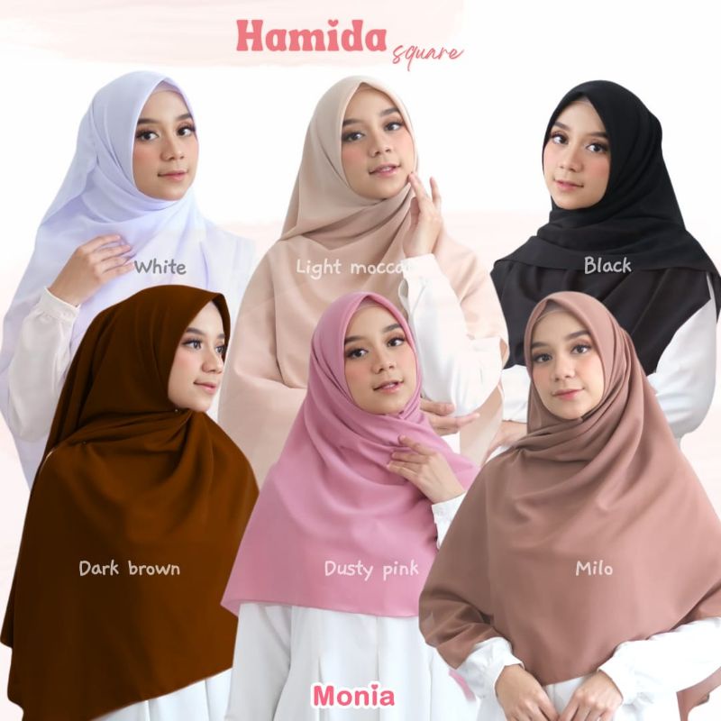 Hamida Square by Monia Hijab Kids  | Hijab Segiempat Terlaris