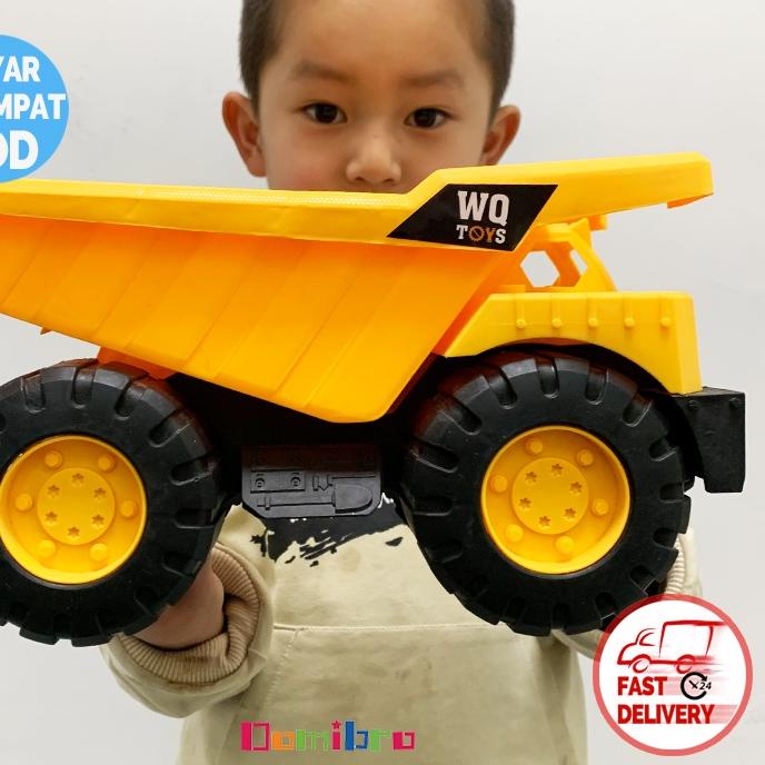 ♨ [COD] Mainan Truk Besar Truk Pasir Mainan Mobil Konstruksi Mainan Untuk Anak Laki-Laki ✱