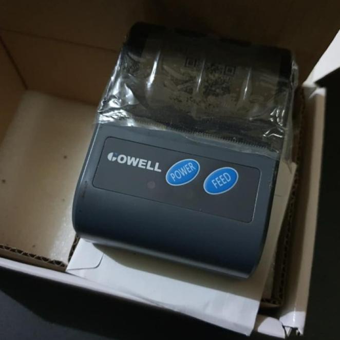 Gowell Mp-228N Mobile Thermal Printer Bluetooth Mp228N Baterai Charger