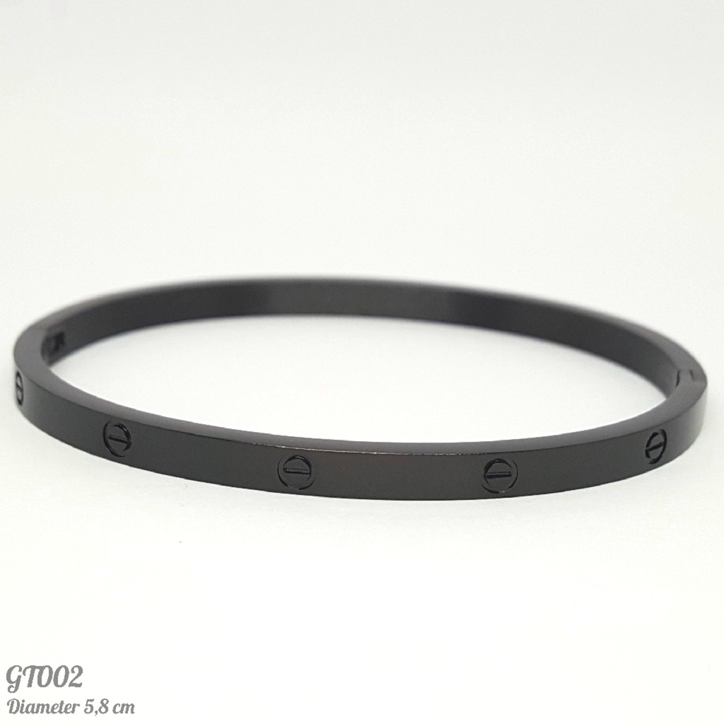 PGX Gelang Bangle Titanium Anti Karat Aksesoris Wanita - GT002