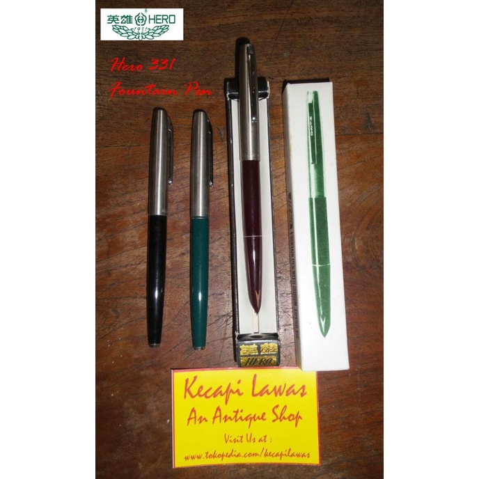 

Fountain Pen Hero 331 / Pena Tinta Hero Baru Segel Jadul Vintage Pen