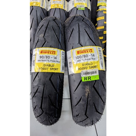 Pirelli Diablo Rosso Sport 90/80-14 & 100/80-14