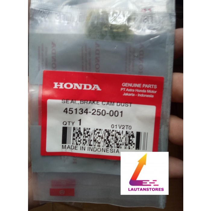45134-250-001 Sil Penahan Debu Rumah Rem/Brake Cam Dust Seal Old Type Kode 028