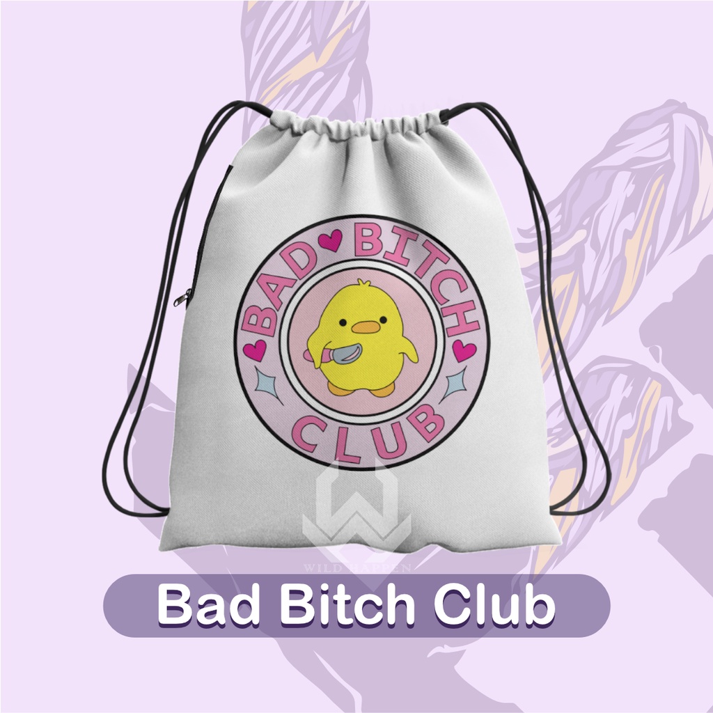 Tas Serut / String Bag Full Print Bad Club