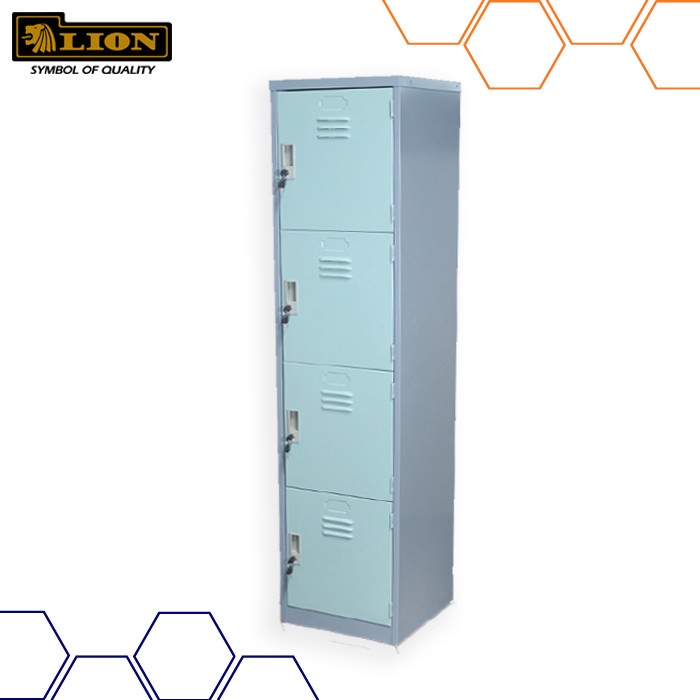 

Terlaris Lion Steel Locker Loker 4 Pintu - L554