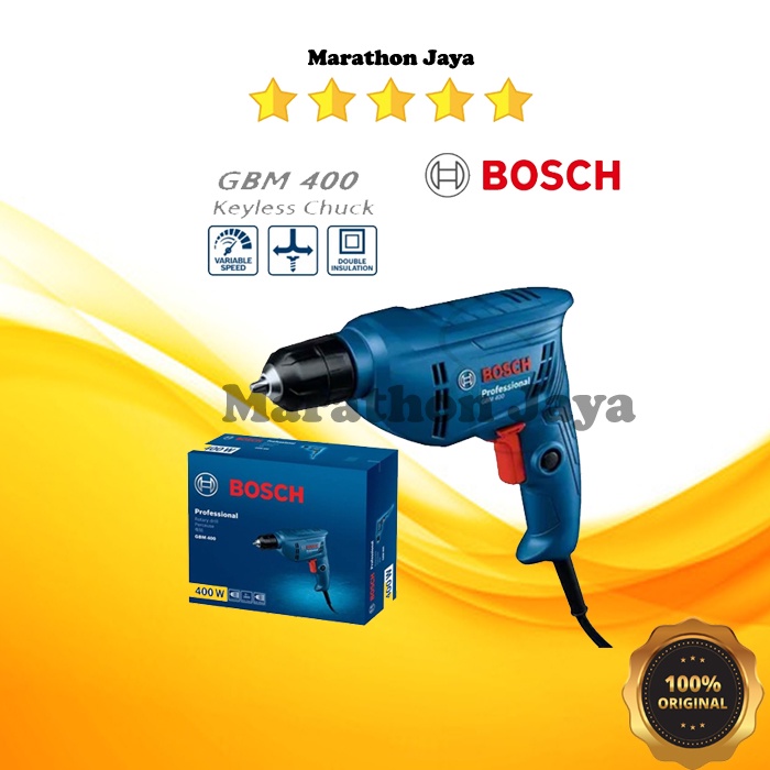 Bor Tangan BOSCH GBM 400 bor besi kayu