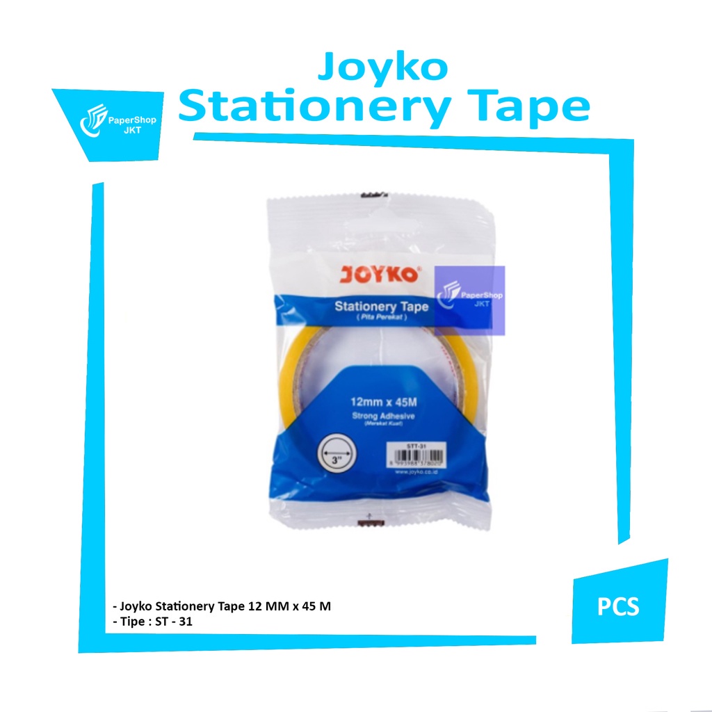 

JOYKO - Stationery Tape ST-31 - 12mm x 45mtr