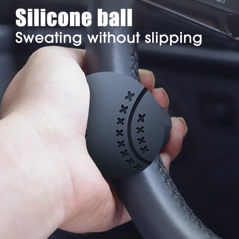 Booster Kemudi Satu Tangan Hemat Tenaga Kerja Auto Steering Wheel Power Steering Ball Spinner Knob Sambungan Rotasi 360derajat Setir Mobil Booster Steering Wheel Knob Ball