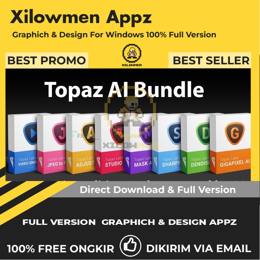 [Full Version] Topaz AI Bundle 20 - Bundle Plugin PS dengan Teknologi AI untuk Peningkatan Kualitas Foto