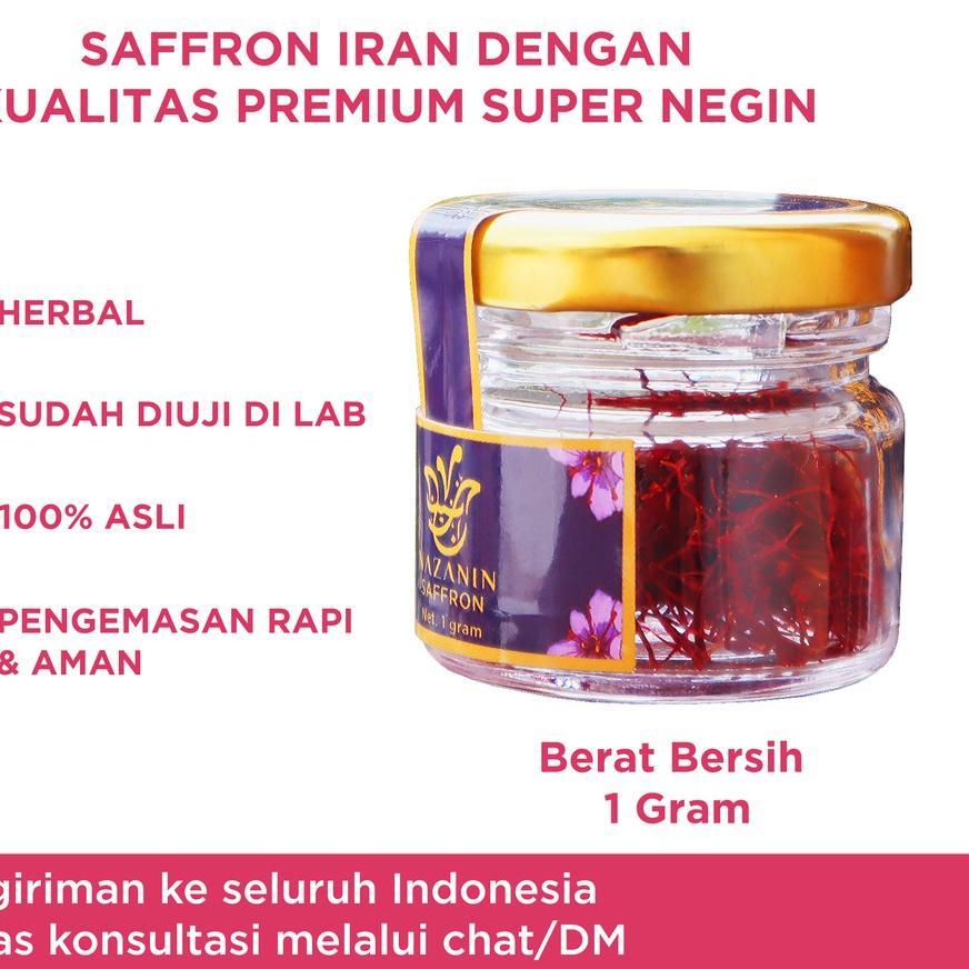 

✥ Nazanin Saffron Iran 1 gr / gram Premium Super Negin ☊