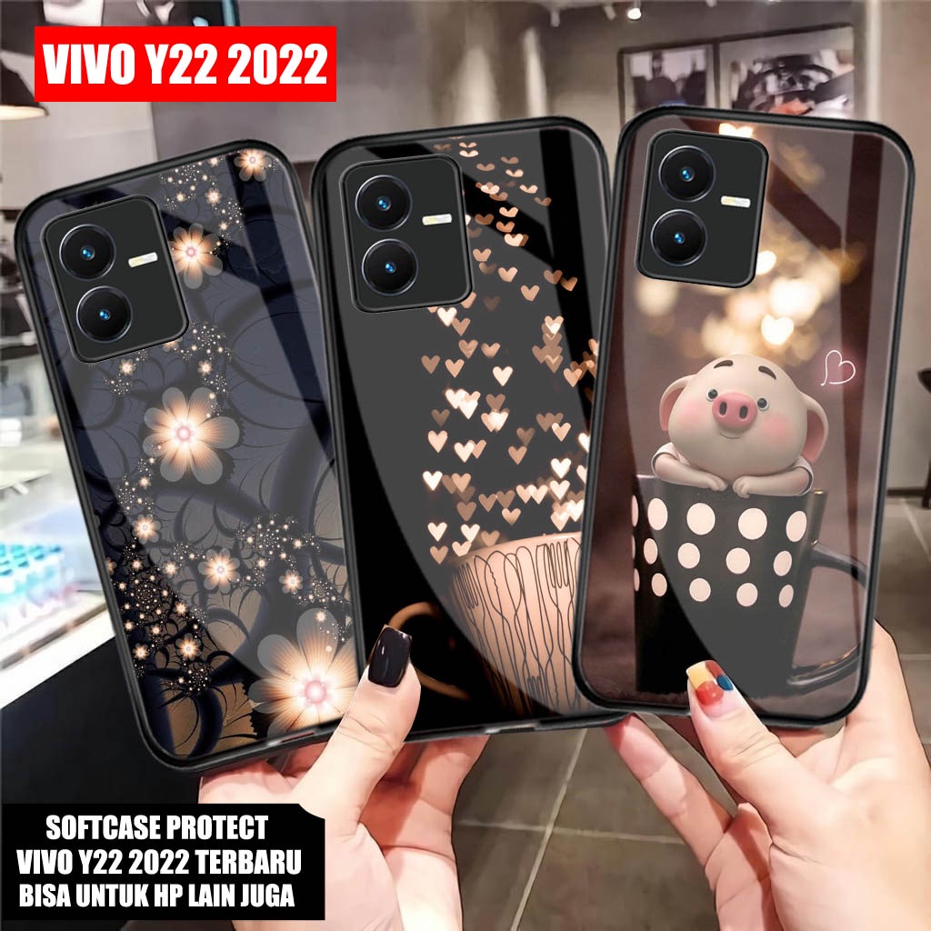 Hardcase 2d Glossy VIVO Y22 2022 Terbaru Casing HP VIVO Y22 2022 Terbaru - Case HP VIVO Y22 2022 Ter