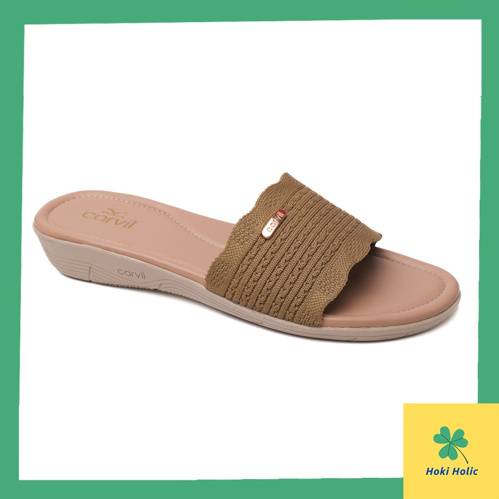 Sandal Wedges Wanita Carvil Jepit