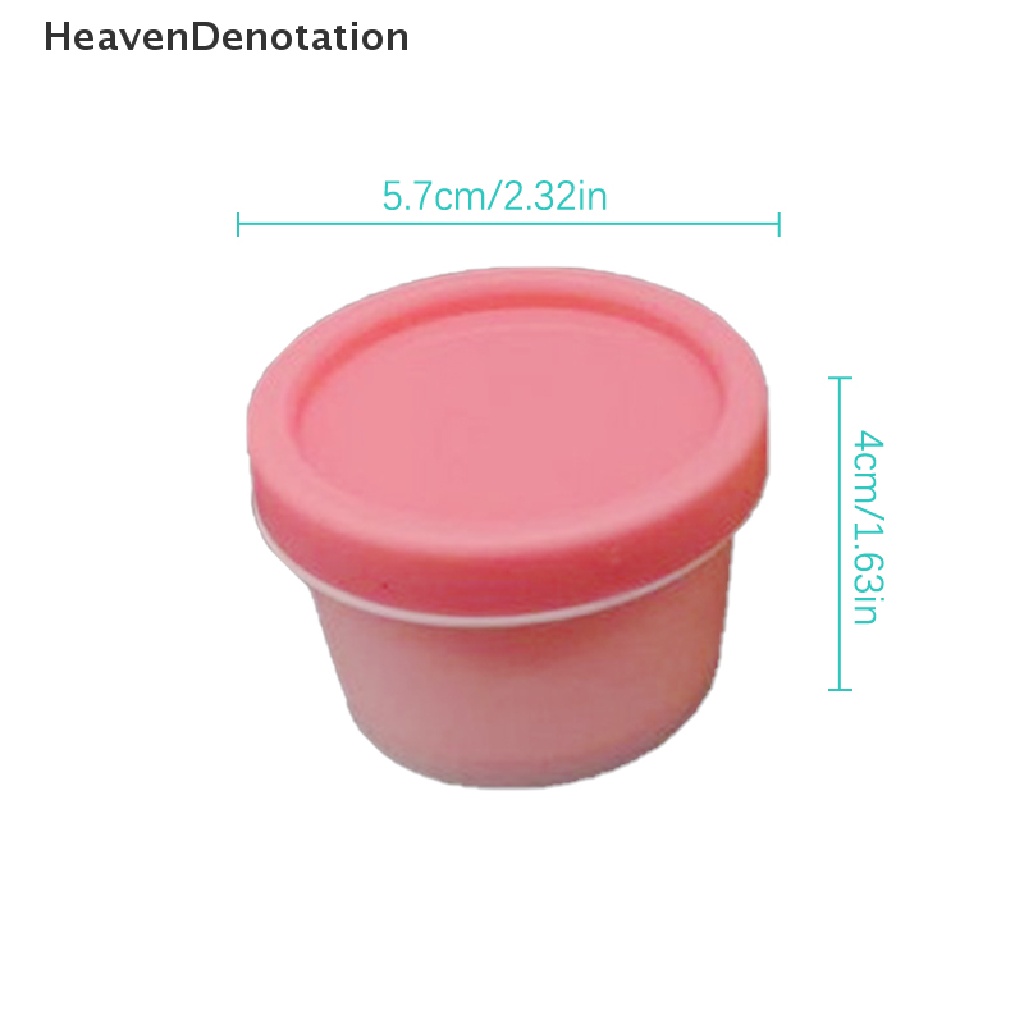 [HeavenDenotation] 1pc Botol Isi Ulang Plastik Portable Kosong Makeup Jar Pot Untuk Travel 50g HDV