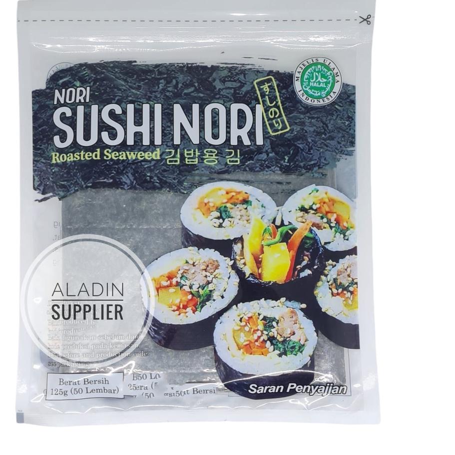 

☎ Sushi Nori Halal isi 50 lembar ☎
