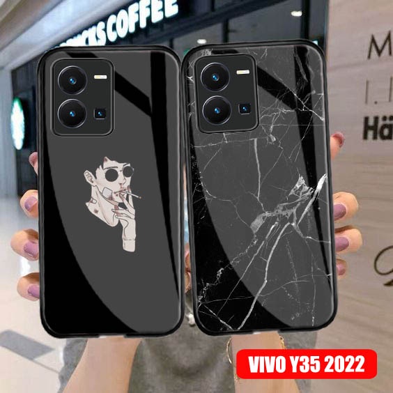 Hardcase 2d Glossy VIVO Y35 2022 Terbaru Casing HP VIVO Y35 2022 Terbaru - Case HP VIVO Y35 2022 Ter