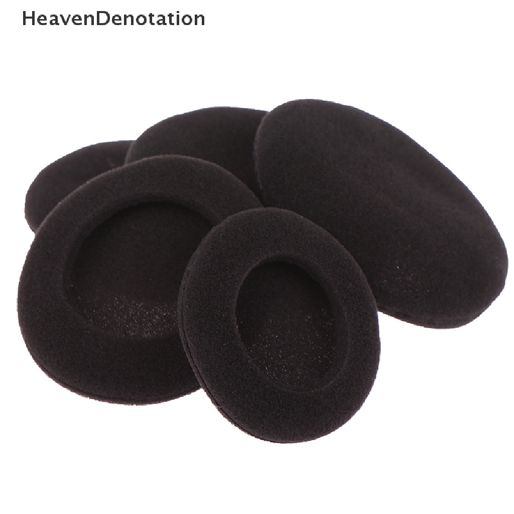 [HeavenDenotation] 10Pcs Thick Foam Earpads Cushions Ear Pads 3.5 / 4.5 / 5.5 / 6cm for Round Headphone HDV