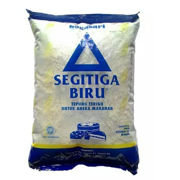 

Z92 Tepung terigu bogasari segitiga biru 1 kg SUPER LARIS ャ