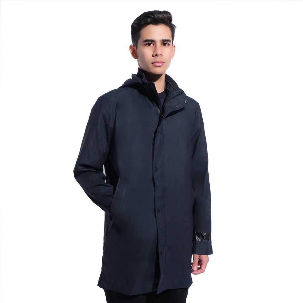 Lftman Water Repellent Hooded Parka Navy