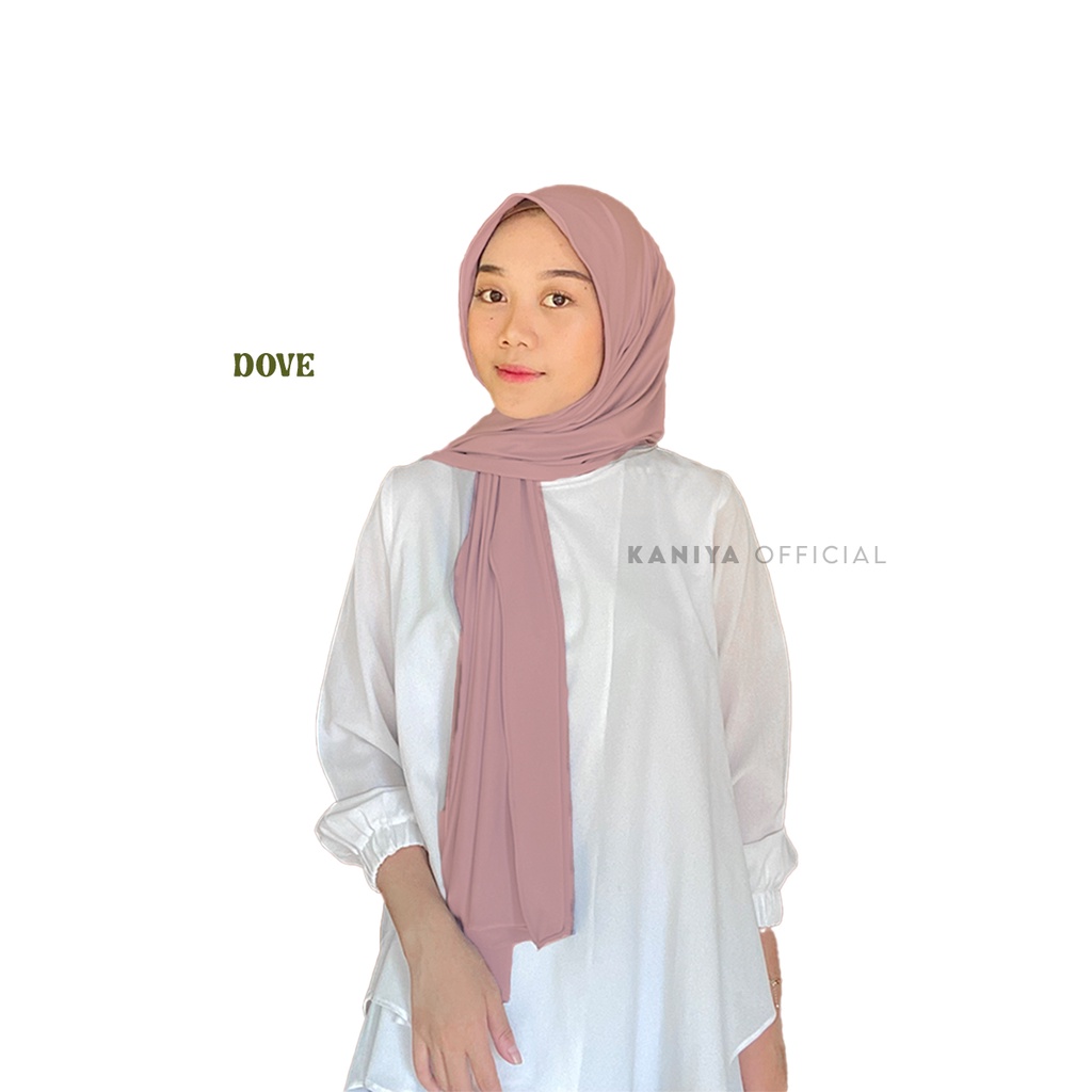 Kaniya Official - Pashmina Kaos Jersey / Pashmina Jersey-P Jersey Dove