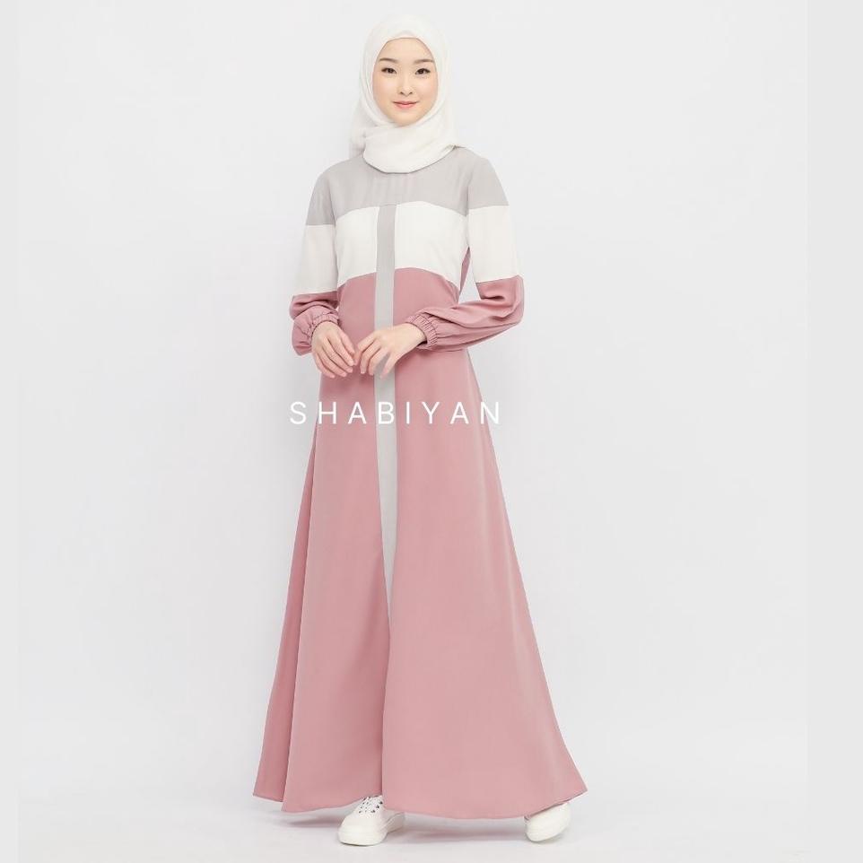 ✲ SHABIYAN Gamis Remaja Syari Polos 422 ✹