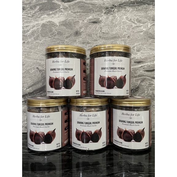 

HERBA PREMIUM BLACK GARLIC - Bawang Tunggal Premium