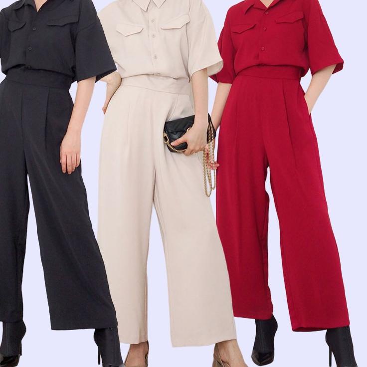 ✪ UNIQLO JUMPSUIT GU797 JUMPSUIT OVERALL ♨
