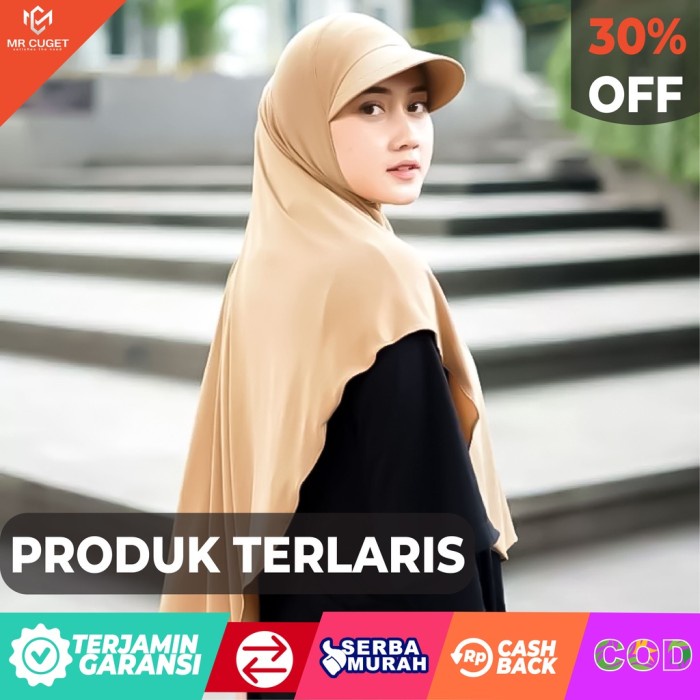 Terlaris (0_0) Hijab Topi Sporty Dewasa Jilbab Topi Dewasa Olahraga Wanita