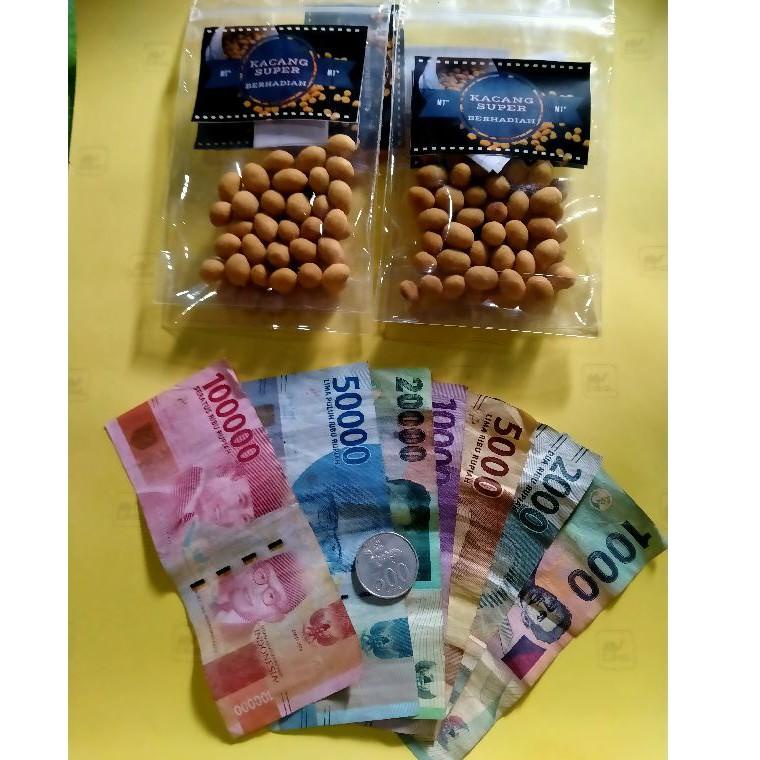 

K94 (Baru)kacang berhadiah 1bal 5pcs no zonk100% SPECIAL PRICE ✧