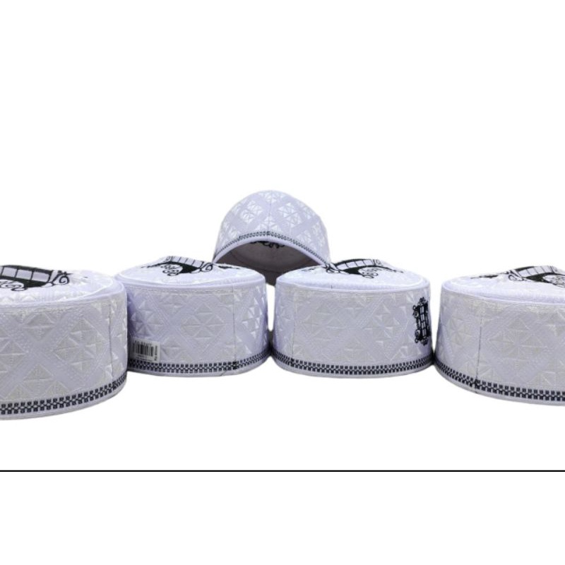 Lobe Assogaf hitam &putih/lobe motif/peci/lobe warna