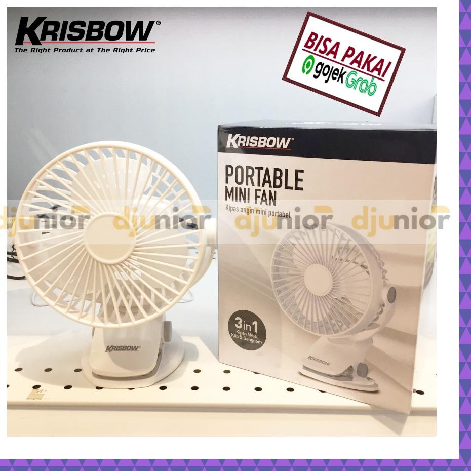 Kejar Harga KRISBOW - KIPAS ANGIN JEPIT / KIPAS ANGIN PORTABEL / KIPAS ANGIN MINI ACE