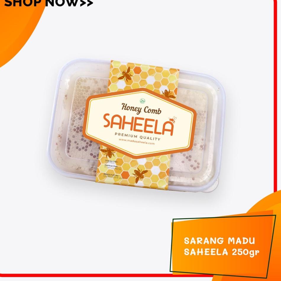 

♣ Sarang Utuh Saheela 250 gram SAHEELA | Pure Honey Comb | Sarang Asli ✩