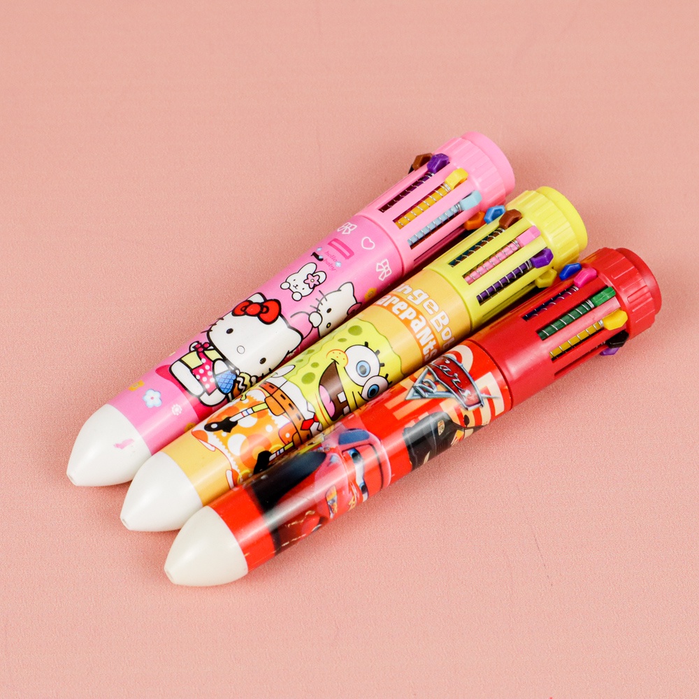 

Pulpen Pena UNICORN 10 Warna BT21 Harga Pabrik Grosir 1 Pcs Mix Random