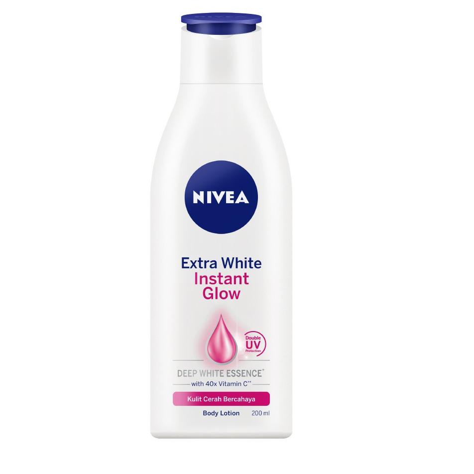 Termurah NIVEA EXTRA WHITE INSTANT GLOW (100ml-5880 / 200ml-5881)