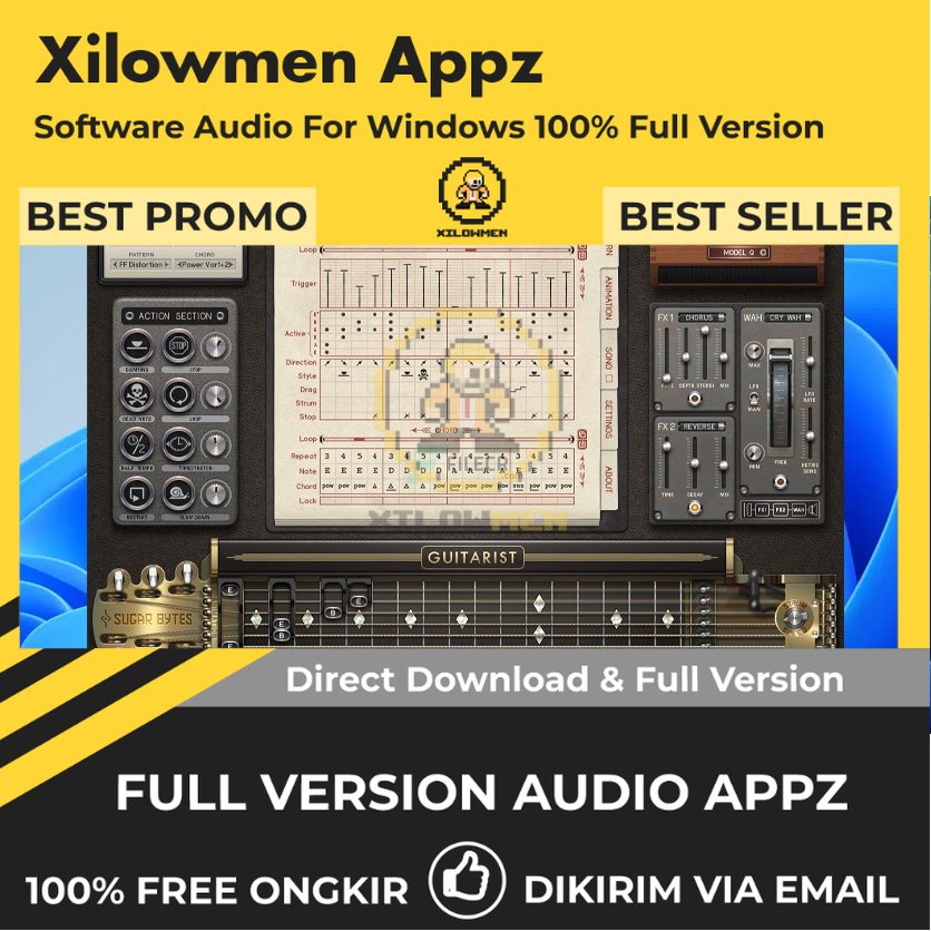 [Full Version] Sugar Bytes Guitarist Pro Lifetime Audio Software WIN OS
