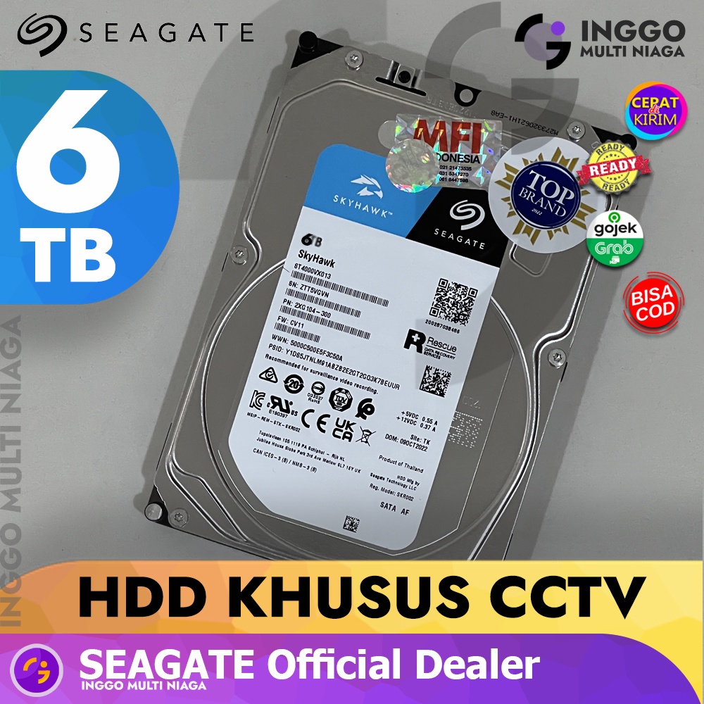 HARDDISK SEAGATE 6TB MFI 6000GB